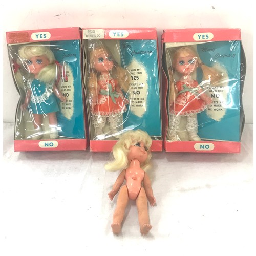 74 - 3 boxed mary mary quite contrary doll by my-toy perfekta and 1 other