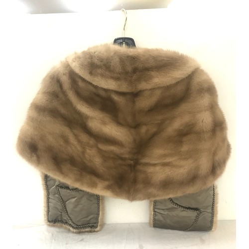 201 - Ladies siberian fur store fur shawl