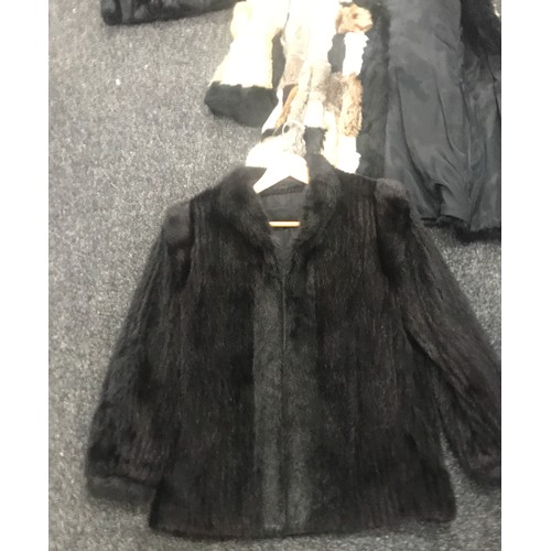 203 - 3 Vintage ladies fur coats