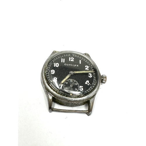 366 - German ww2 military Glycine wrist watch