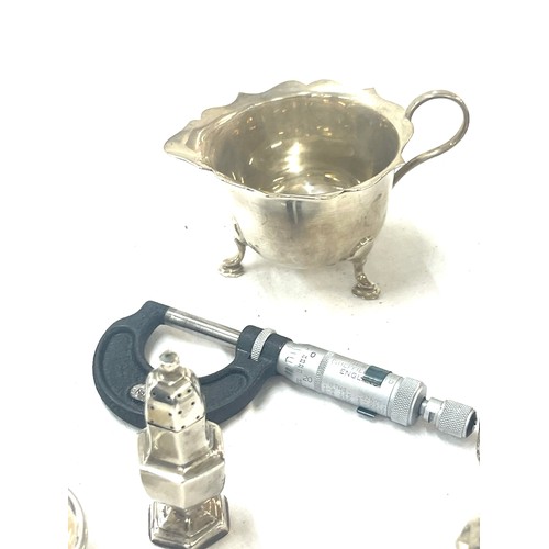 504 - Micrometer and george cantouris and co pencil/ cigarette holder rare items etc Selection of silver a... 