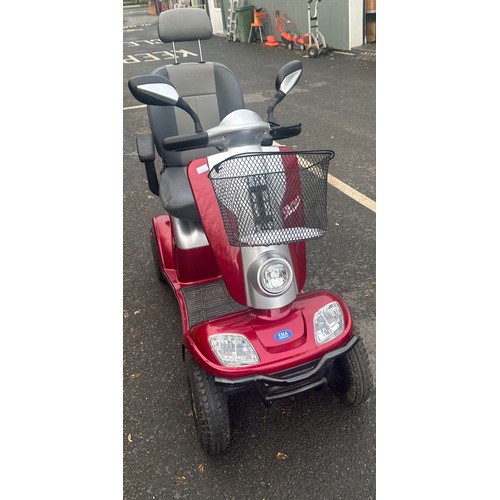 381 - Kymco KfourU mobility scooter 4-8mph working order, KMA with charger, key