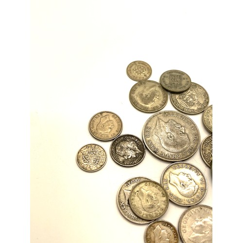 459 - Large selection of antique coins includes crowns, sixpences etc