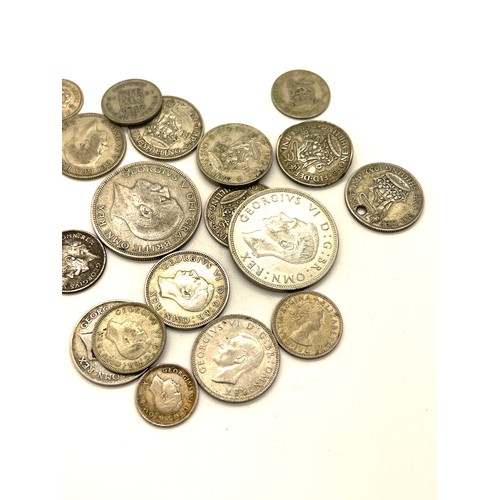 459 - Large selection of antique coins includes crowns, sixpences etc