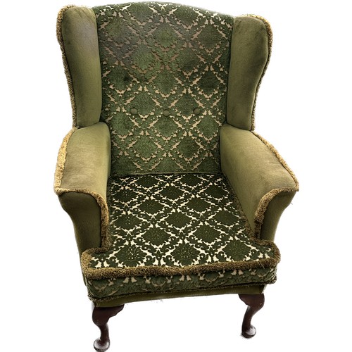 333 - Vintage Queen Anne fire side chair