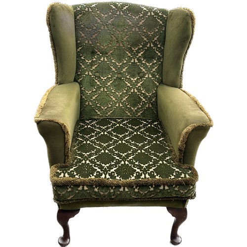 333 - Vintage Queen Anne fire side chair