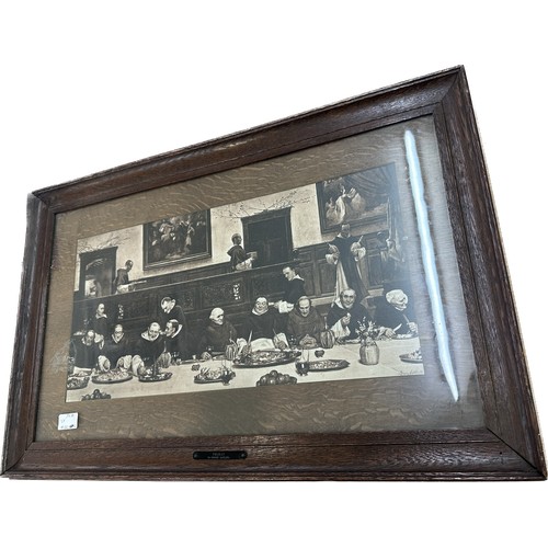 83 - 2 Framed monk pictures includes Thursday W,Dendy Sadler and Friday measures approximately 28 inches ... 