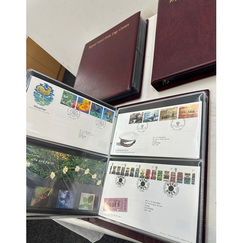 374 - Three folders of royal mail first day covers