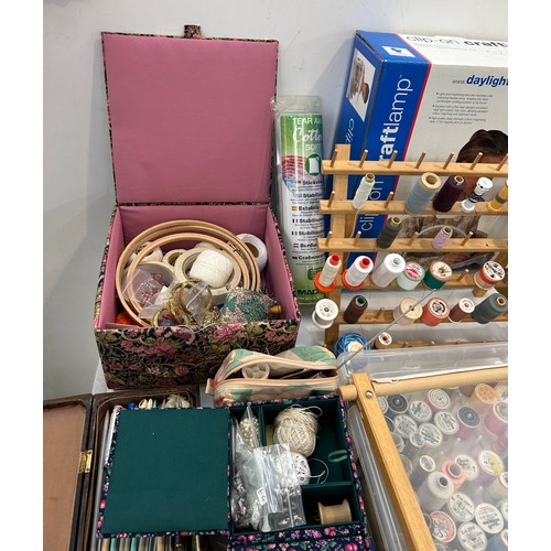 177 - Large selection of assorted sewing equipment