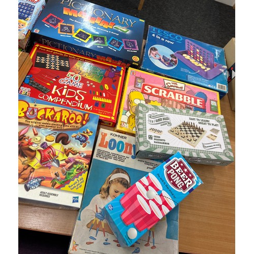 149 - Large selection of vintage and later games includes scrabble, frustration etc