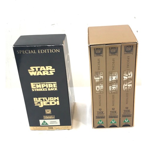 474 - Star wars trilogy limited edition special edition box set