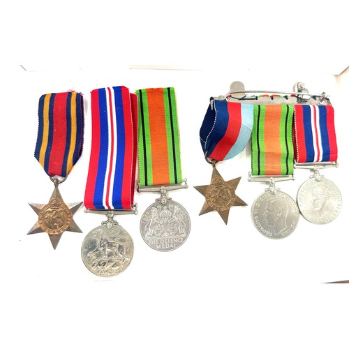 493 - WW2 medal group includes the defence medal etc