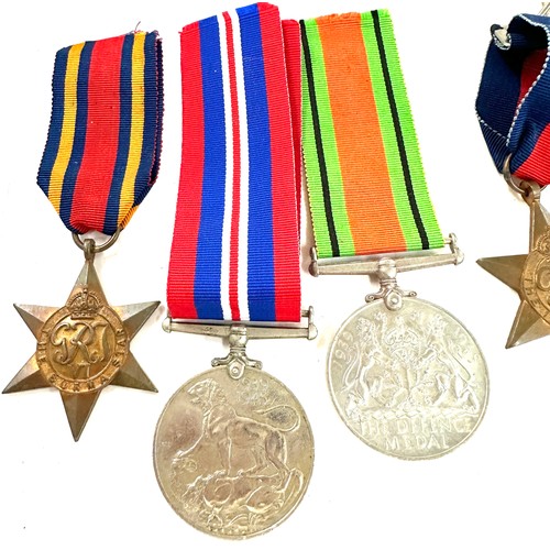 493 - WW2 medal group includes the defence medal etc