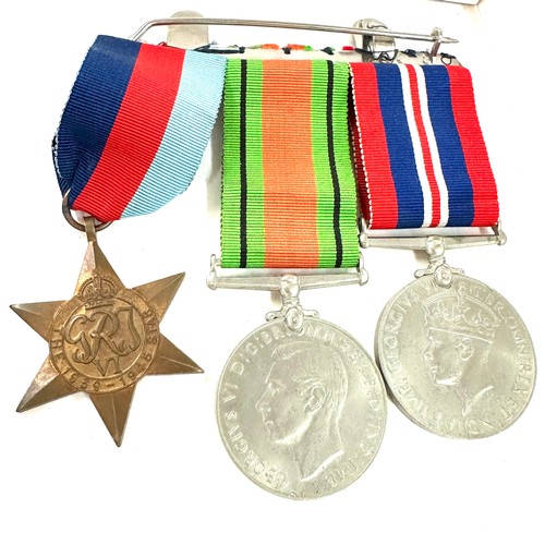 493 - WW2 medal group includes the defence medal etc