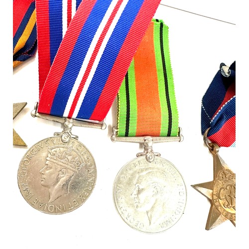 493 - WW2 medal group includes the defence medal etc