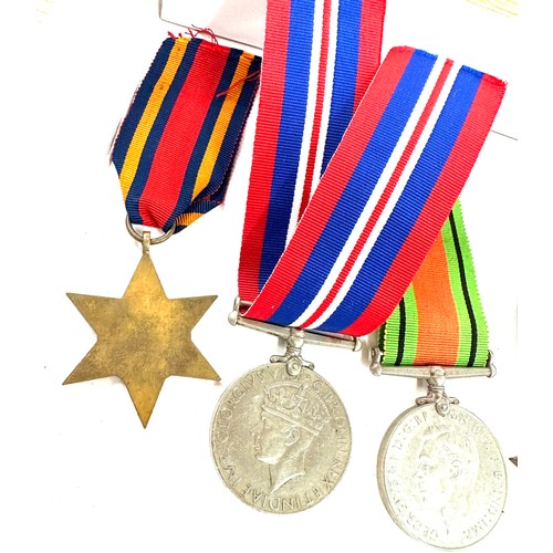 493 - WW2 medal group includes the defence medal etc