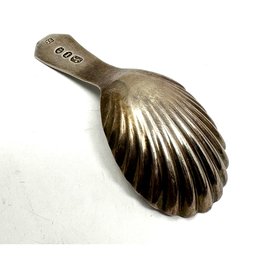 19 - Georgian silver tea caddy spoon