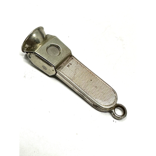 21 - Vintage silver cigar cutter london silver hallmarks