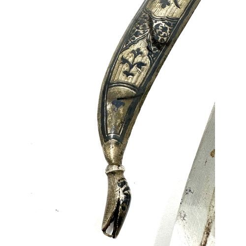 38 - Caucasus silver niello dagger
