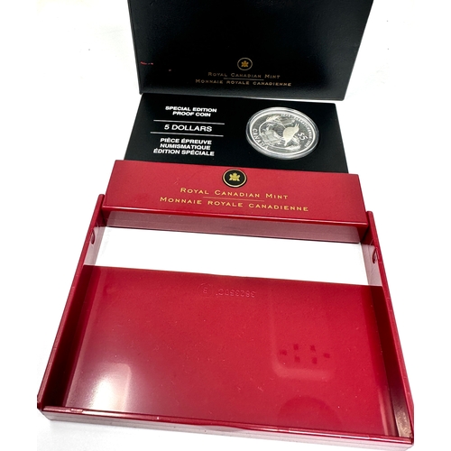 494 - Canada: 2005 $5 Special Edition Saskatchewan Centennial Proof Silver Coin Boxed