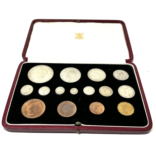 498 - 1937 King George IV Specimen Proof Coin Set With Maundy Money In Original Case