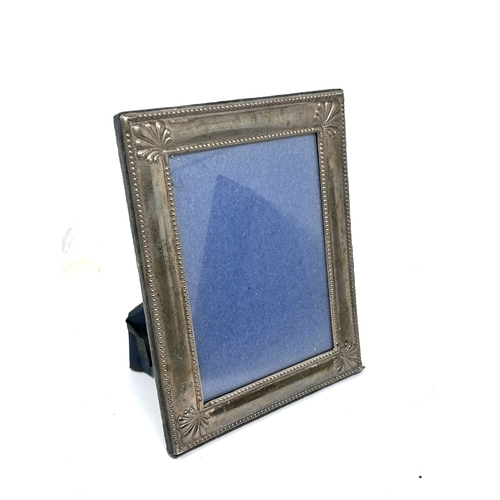 56 - Vintage silver picture frame measures approx 22.5cm by 17.5cm