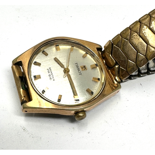 466 - Vintage Tissot Seastar PR 516 Swiss Made gents wristwatch original tissot box the watch is ticking