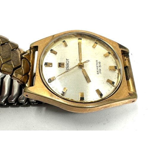 466 - Vintage Tissot Seastar PR 516 Swiss Made gents wristwatch original tissot box the watch is ticking