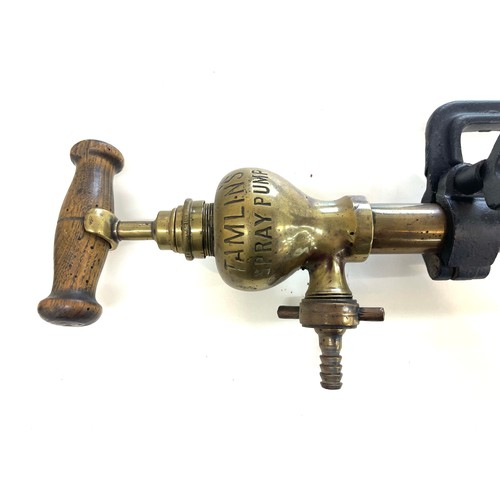 249 - Vintage brass tamlins spray pump