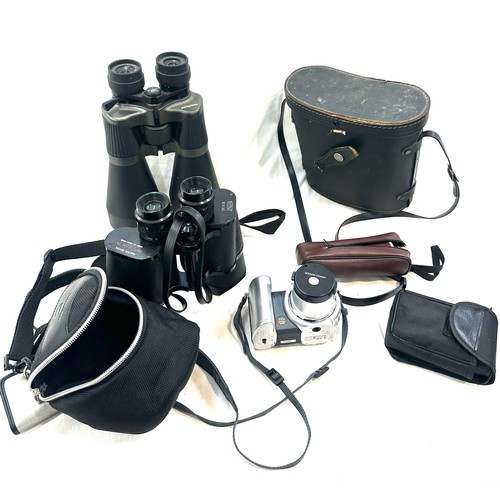 9 - Selection of binoculars includes Prinz 10x50, Traveler zoom, piccolo 10x25 etc