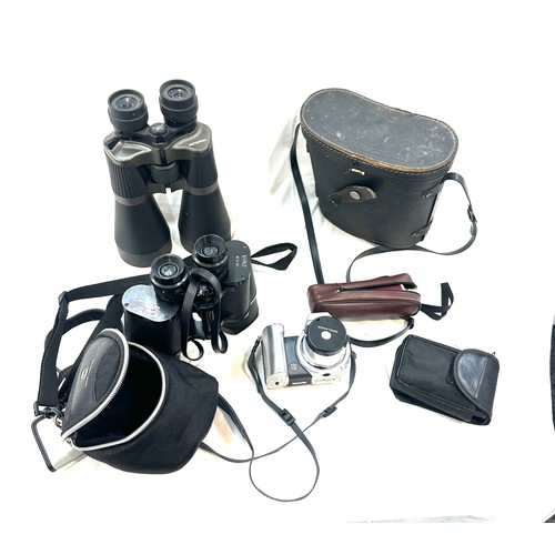 9 - Selection of binoculars includes Prinz 10x50, Traveler zoom, piccolo 10x25 etc