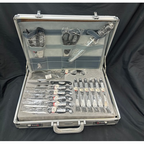 222 - Cased offenbach knife set