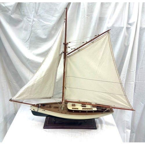 226 - Vintage ship galleon model 27 inches tall by 25 inches wide