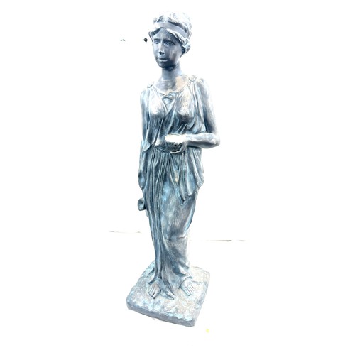 230 - Chalk lady floor standing figurine, approximate height 34 inches