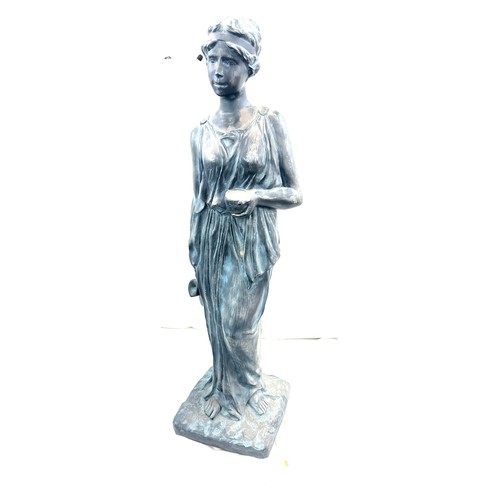 230 - Chalk lady floor standing figurine, approximate height 34 inches