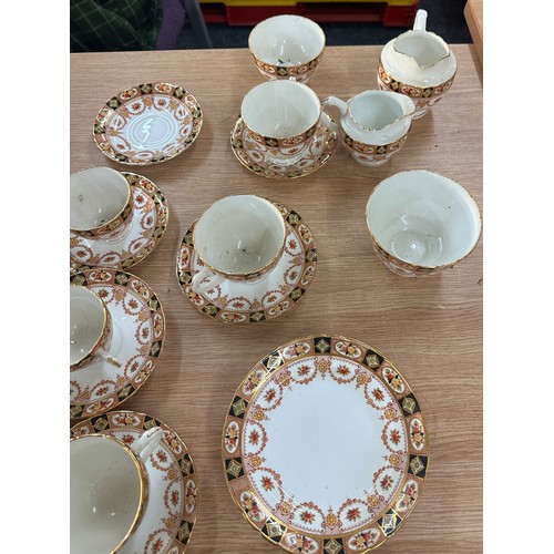 223 - Two vintage part tea services, includes cups, plates, saucers etc