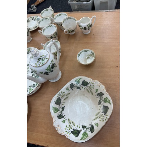 171 - Vintage Coalport part tea and coffee to include cups, saucers, coffee pot etc