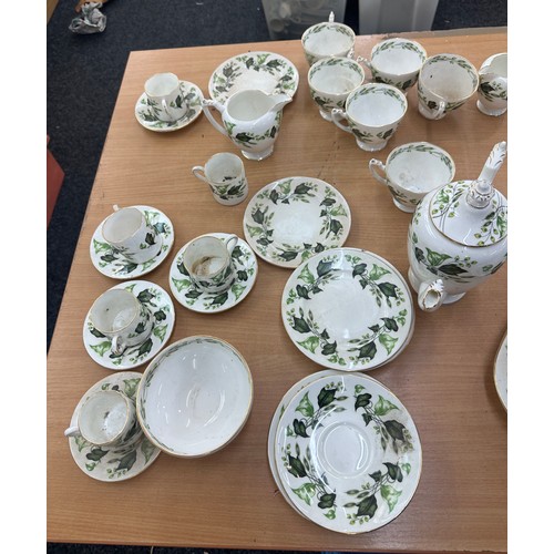 171 - Vintage Coalport part tea and coffee to include cups, saucers, coffee pot etc