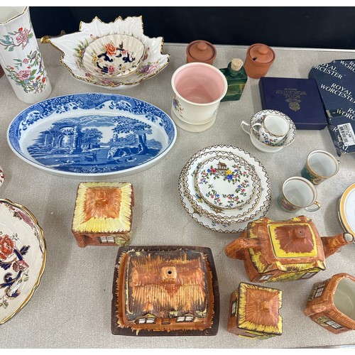219 - Selection of collectables to include Royal Worcester, Masons etc