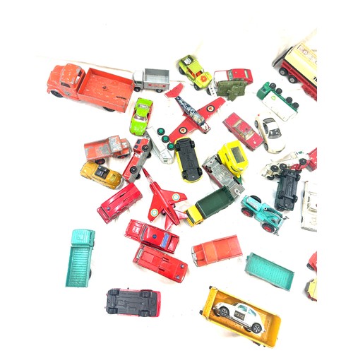 74 - Selection of vintage and later cars includes corgi, dinky etc