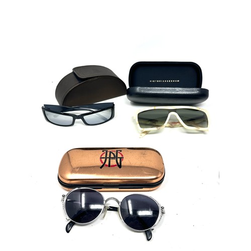 528 - Collection of Designer Sunglasses Inc Jean Paul Gautier Etc x 3