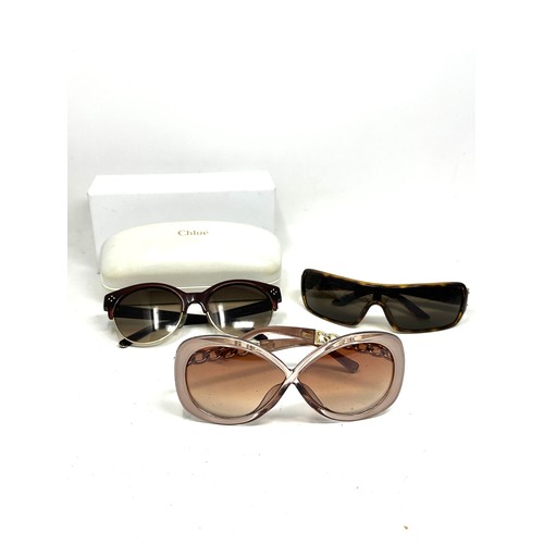 527 - Collection of vintage Designer Sunglasses Inc Chloe, Miu Miu, Tom Ford Etc x 3