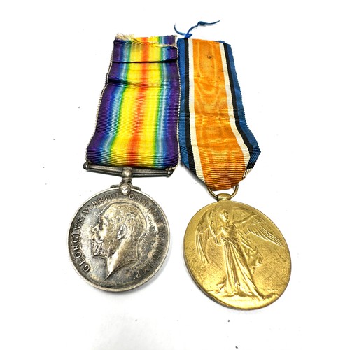 433 - WW1 Medal Pair & Original Ribbons Named 201574 Pte. C.E Jones South Lancs