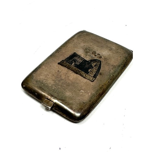 104 - .925 niello silver cigarette case