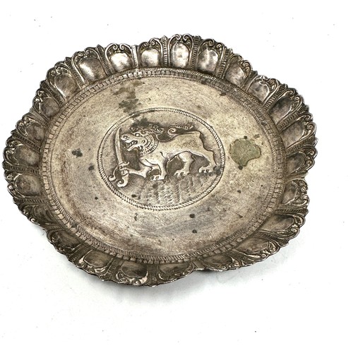 64 - .950 middle eastern silver trinket dish