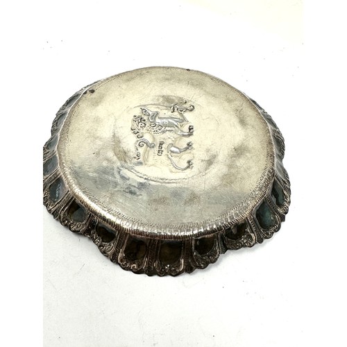 64 - .950 middle eastern silver trinket dish