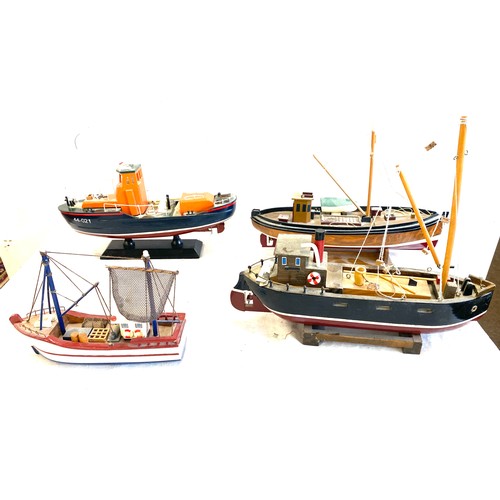 47 - Selection of 4 galleon ship models
