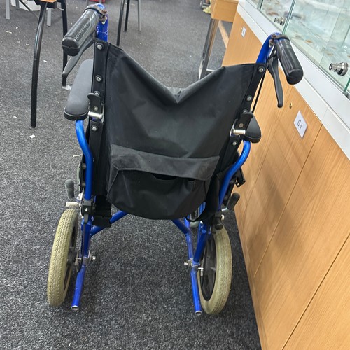 263 - Folding wheel chair