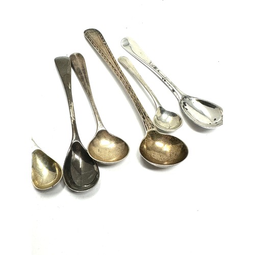 75 - 10 x .925 sterling condiment spoons