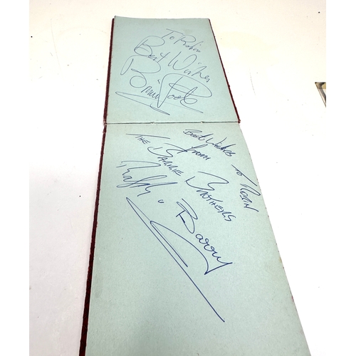 540 - Vintage autograph book includes dusty springfield  al read barrie brothers  the bachelors  freddie a... 